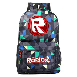 Cartoon Foreign Trade Hot Surrounding Game Roblox Teenage Student Schoolbag Men's and Women's Casual Backpack