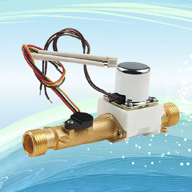 HS鸿辉直销涡轮式水控机校园ic刷卡机地暖器电磁阀流量计一体阀