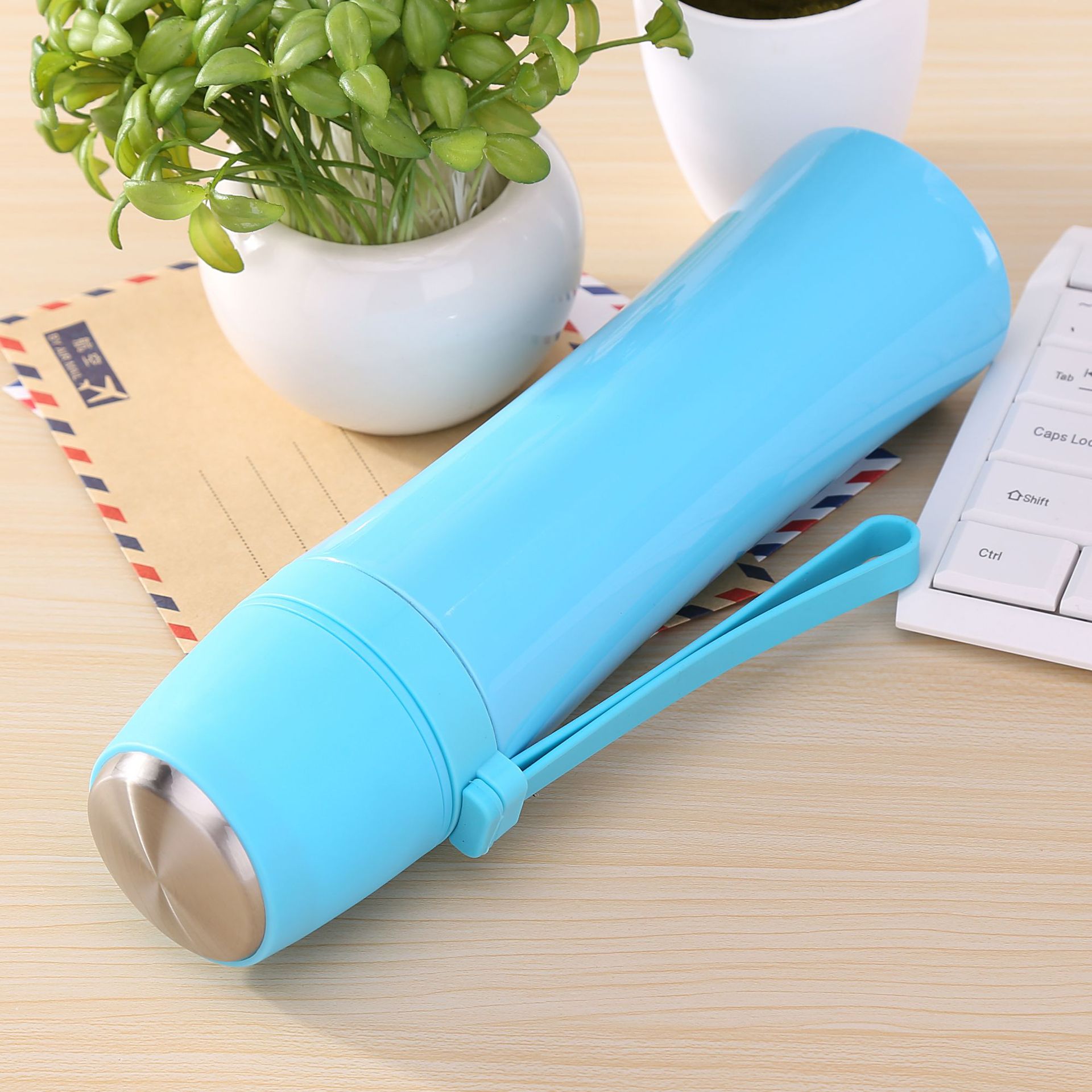 Nuevo estilo coreano diosa taza 304 portátil de acero inoxidable aislamiento térmico regalo creativo taza de agua logotipo grabado entrega de una pieza image 5