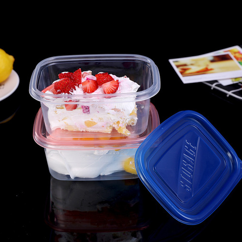 Disposable packing box, plastic lunch box 709ML takeout box fruit salad box laundry pearl packaging box wholesale
