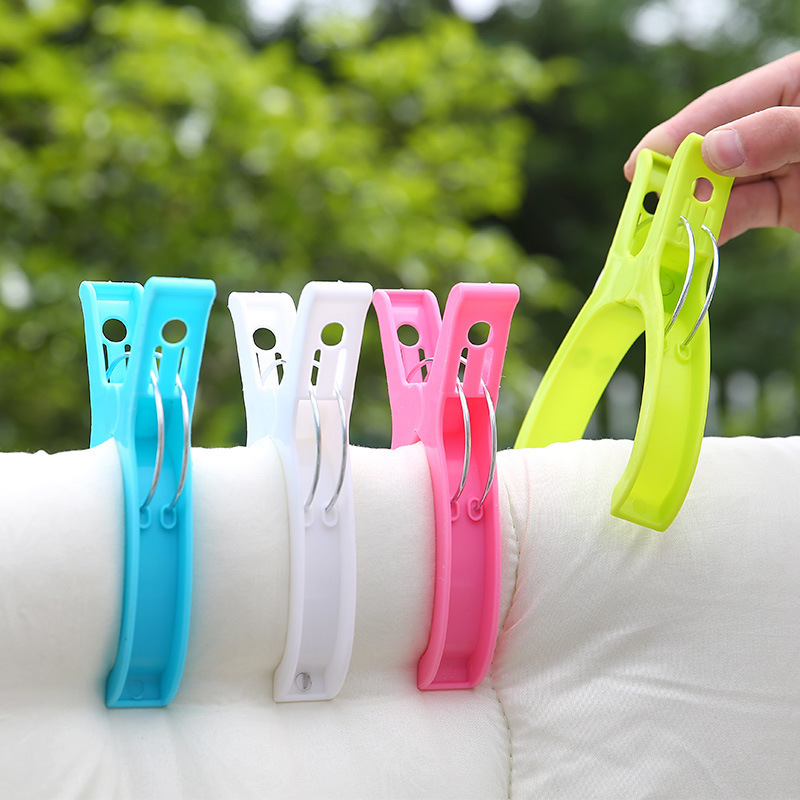 Customized Large-Diameter Windproof Plastic Quilt Clip for Outdoor Drying Clothes Quilt Large Clip Curtain Storage Clip