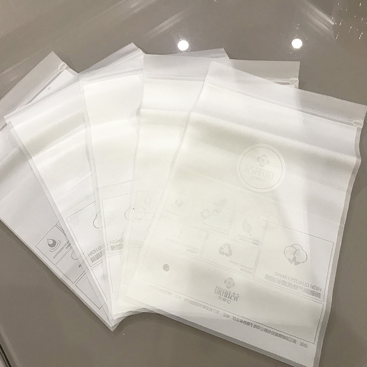 Jieliya towel bath towel eva single bag transparent plastic towel bath towel packaging bag factory direct wholesale