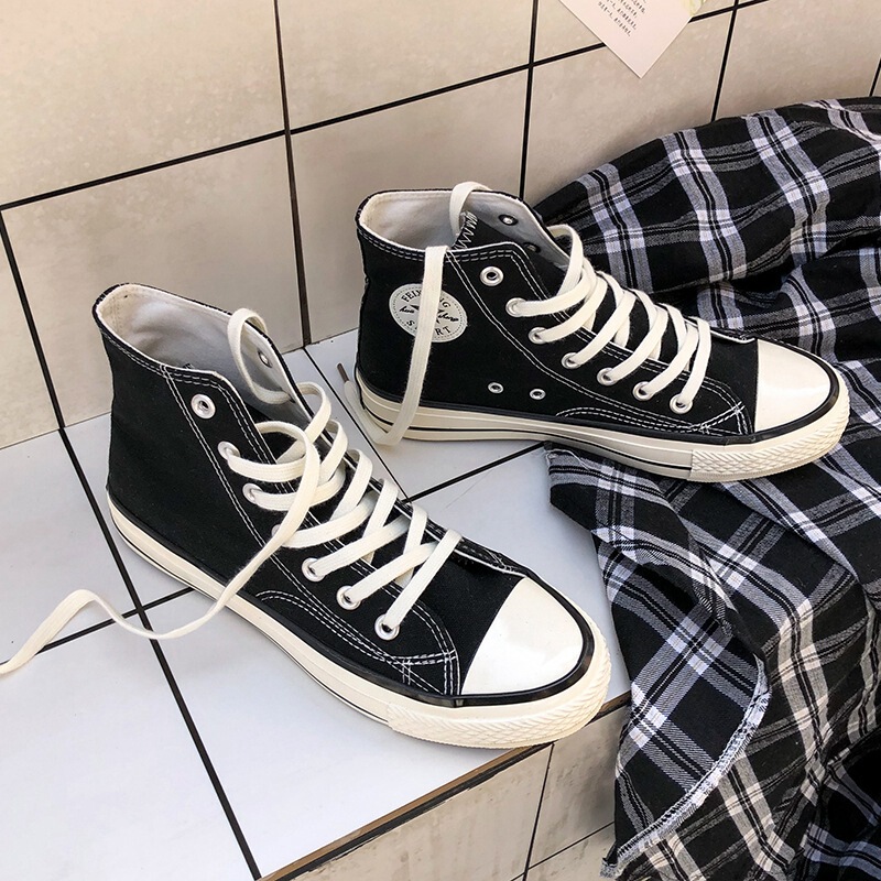 Men's shoes, sneakers, Korean-style canvas shoes, trendy high-top shoes for men, spring/summer men's shoes, 1970s canvas shoes, casual shoes Men's shoes, sneakers, Korean-style canvas shoes, trendy high-top shoes for men, spring/summer men's shoes, 1970s canvas shoes, casual shoes