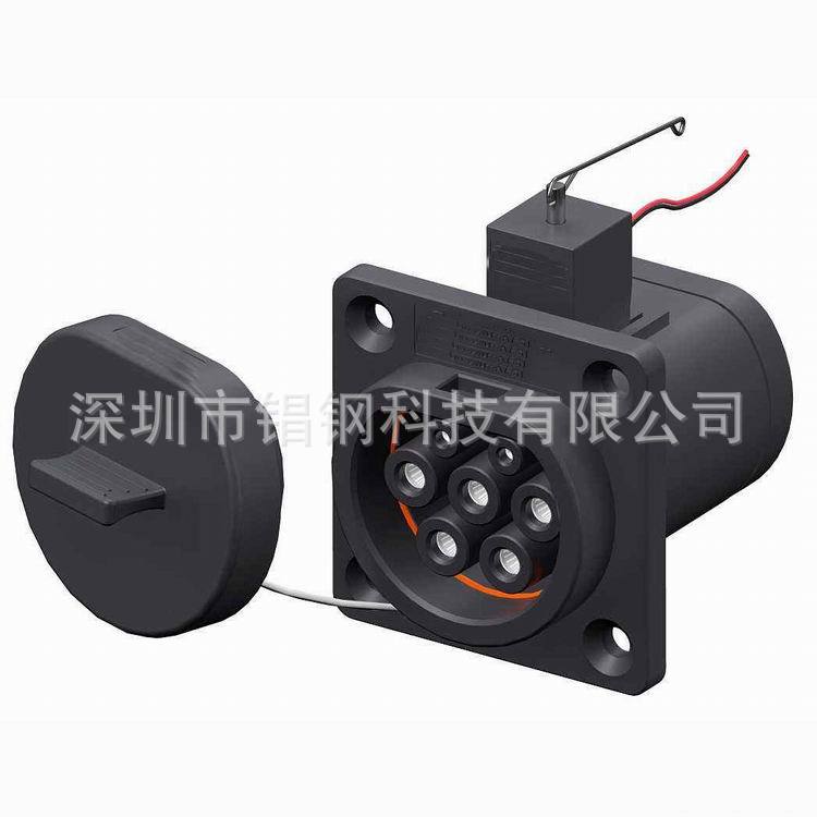 ����ǹ16/32A High Voltage Waterproof 3 Pins EV DC Connector