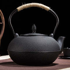 Japanese large-capacity cast iron kettle, cast iron teapot, tea brewing water heater, health tea pot, tea set manufacturer wholesale
