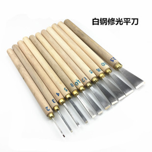厂家直供木雕工具 木刻刀 家具修补工具 白钢修光平刀 带木柄-阿里巴巴