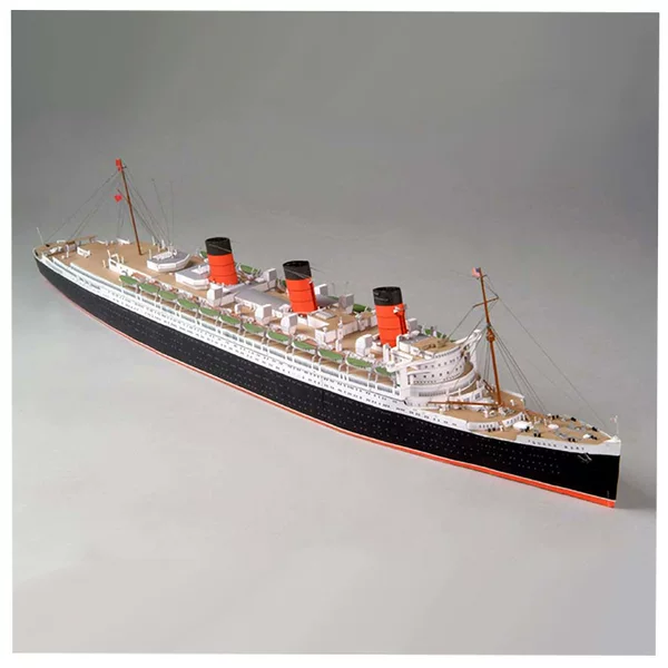 Queen Mary Cruise Paper Model Ship Model 1:400 Paper Model Handmade DIY