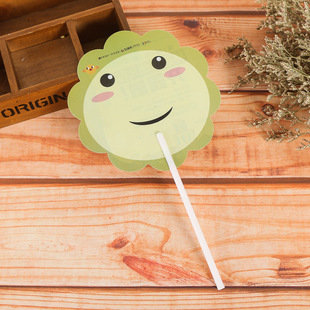 Advertising Fan Production Cartoon Fan Custom Pp Plastic Small Fan Corporate Promotion Round Fan Folding 30% off Fan Printing
