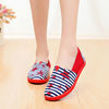 Old Beijing cloth shoes women's shoes one foot of single shoes casual shoes, Mary Peanut Bottom Tomas