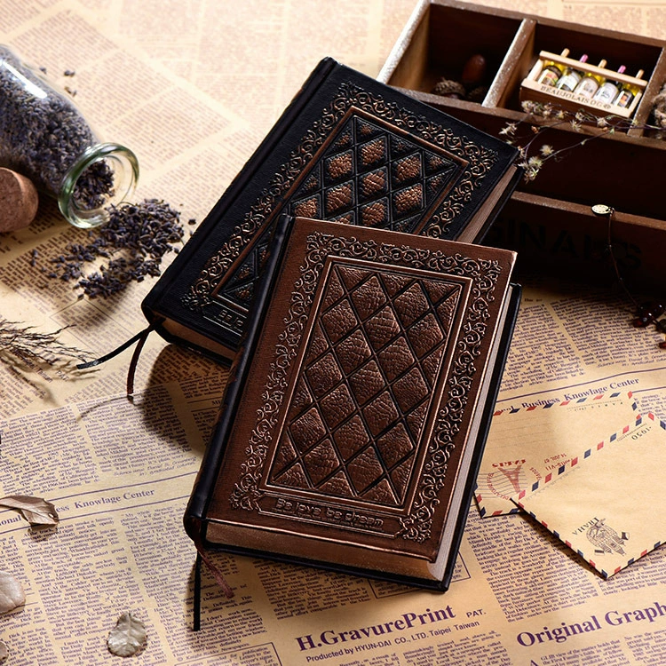 Notebook The Gospel of Love, embossed imitation leather, European retro thick A5 sketch journal