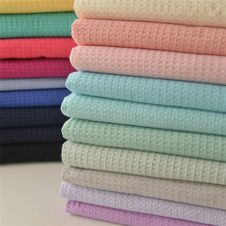 小额批发 高档运动型华夫格面料 优质华夫格面料