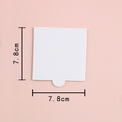 Wholesale factory price four-inch birthday cake, sliced and diced golden triangle mousse cake, 50 disposable bases included