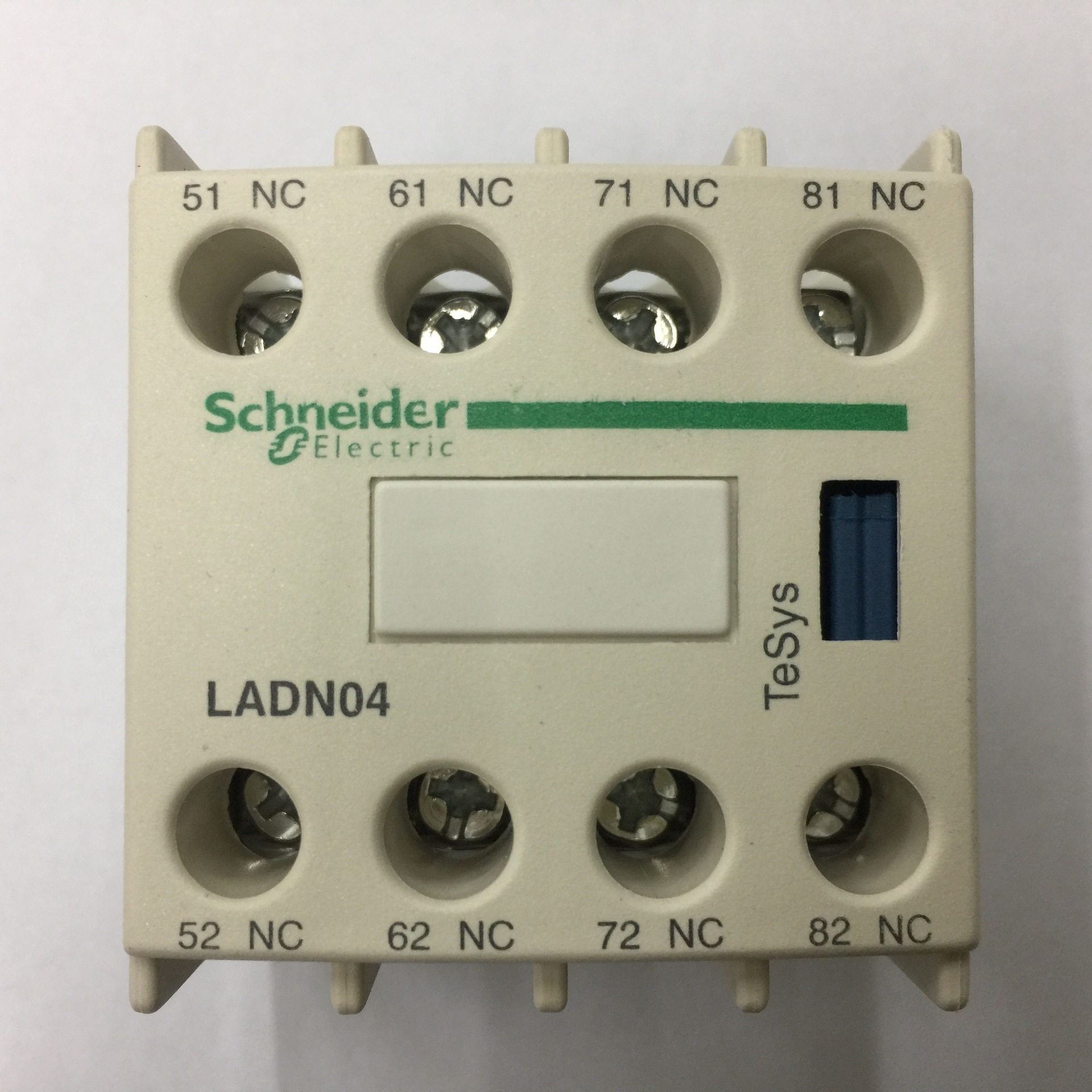 原装正品LADN04C Schneider接触器4常闭辅助触头模块