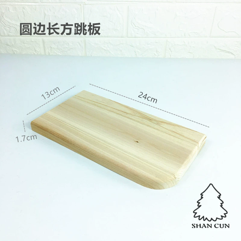 Тоторо Трамплин Тоторо Шкаф Клетка Shancun Твердая древесина Дракон Кошачье гнездо с круглым краем Длинный квадратный трамплин D20