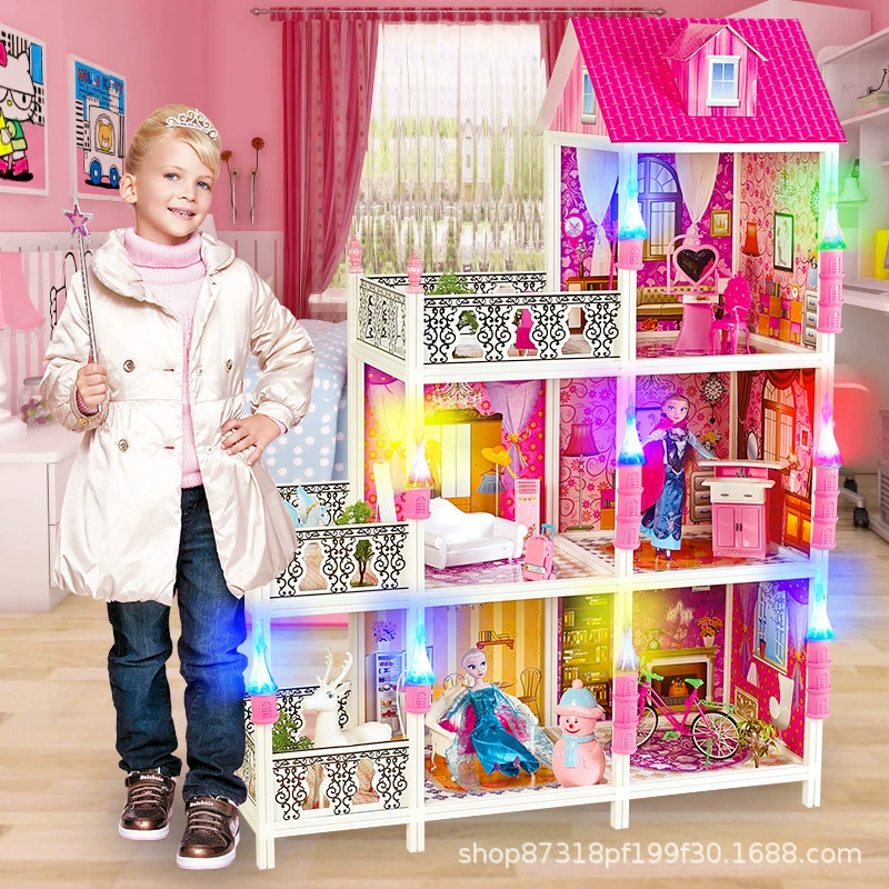 Villa, set, gift box, doll, toy, “Frozen”