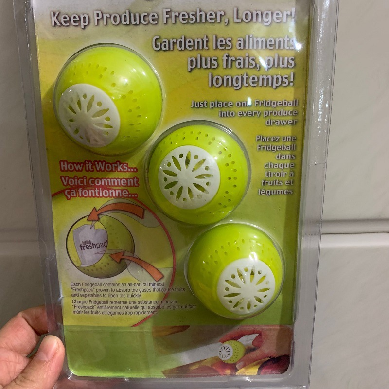 Refrigerador desodorante agente de mantenimiento fresco mineral Bola de mantenimiento fresco bolas de nevera hogar refrigerador purificación desodorante