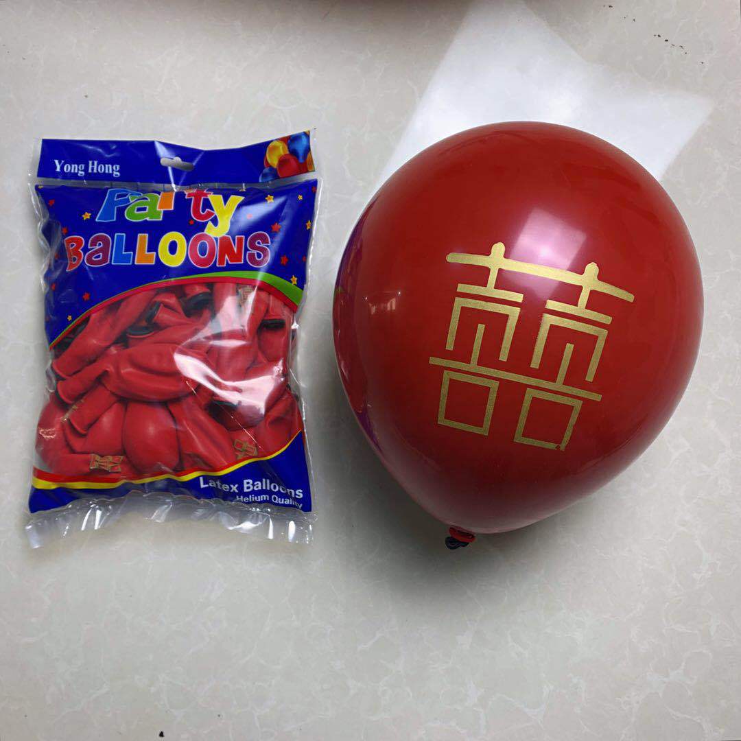 Globo rojo grande de doble capa Granada Globo Rojo en forma de corazón Globo Rojo de GEMA de 12 pulgadas propuesta confesión decoración de la habitación de la boda