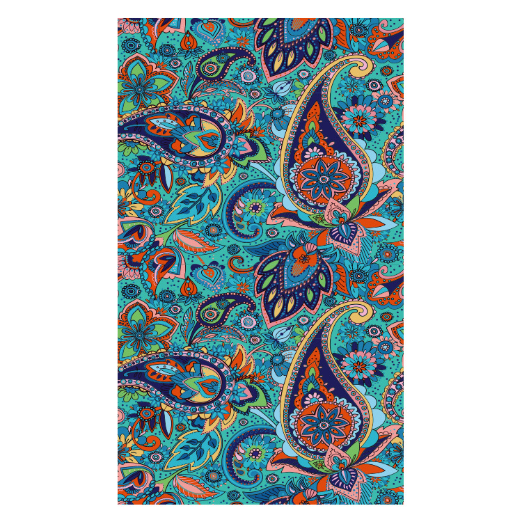 Toalla de baño al por mayor de transferencia térmica estilo europeo y americano Planta Fresca tendencia natación playa estera toalla adulto Toalla de playa de terciopelo de doble cara