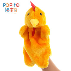 兒童動物毛絨玩具公雞母雞手偶娃娃義烏玩偶批發跨境代理分銷ebay