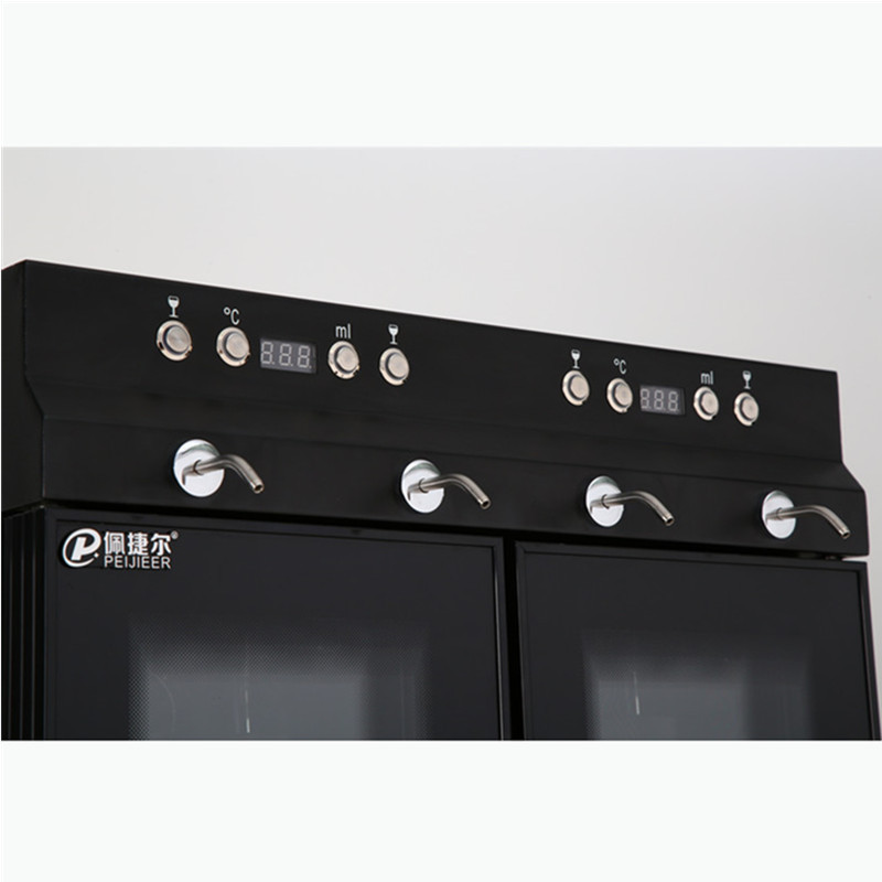 Enfriador de Vino Comercial de Temperatura Constante de Doble Temperatura Peijier SC-4, Dispensador de Vino Tinto/Dispensador de Copas/Máquina de Vino Helado