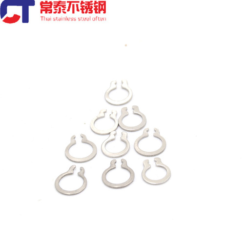 GB894. Stainless steel 304 shaft retaining ring, external circlip, snap ring, C-type elastic retaining ring ￠3-160