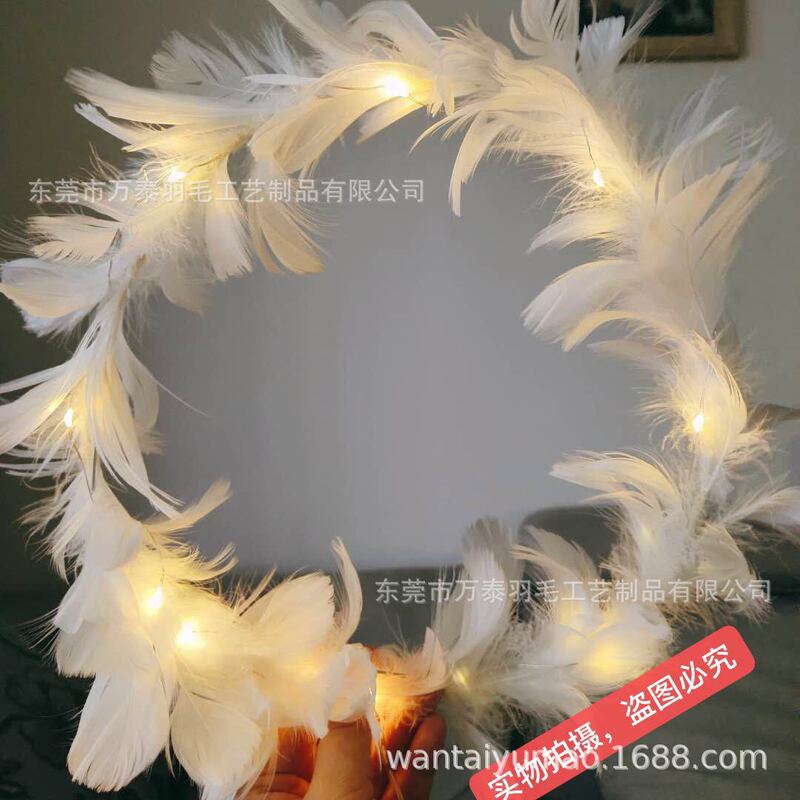 Beautiful Internet Red Varied Feather Birthday Cake Decorative Insert DIY Love Feather Wings Flag Ornaments