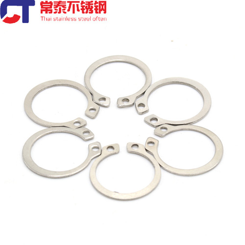 GB894. Stainless steel 304 shaft retaining ring, external circlip, snap ring, C-type elastic retaining ring ￠3-160