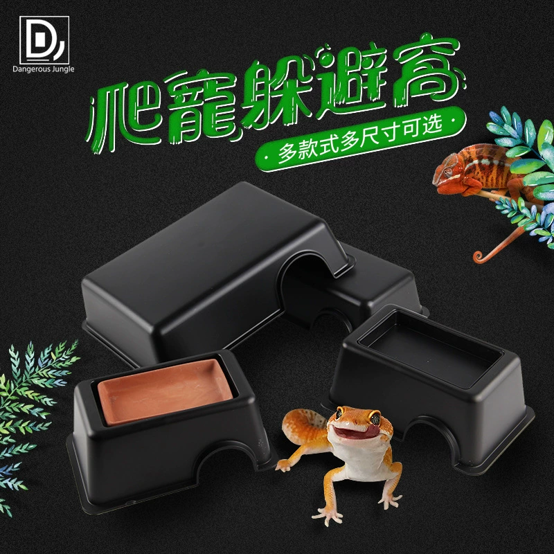 Новая альпинистская игрушка для домашних животных, Дворцовое гнездо, многоразмерное вентилируемое керамическое ящерица, паук, геккон, укрытие для рептилий