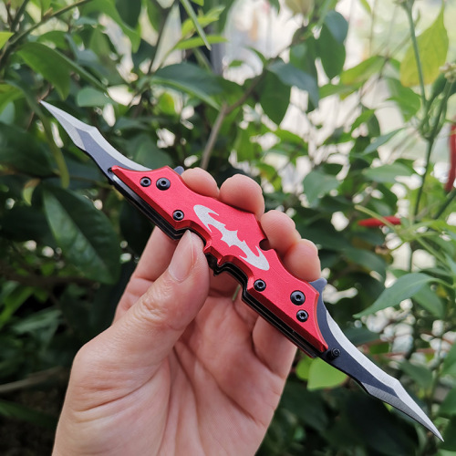 Manufacturer Direct Supply Bat Tool Knife Outdoor Portable Self-defense Mini Folding Knife Bat Folding Knife Dual-Edged Sharp