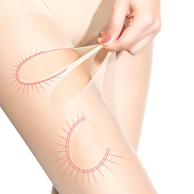 Medias finas de verano calcetines de piña transpirables sexy para mujer anti-enganchar cualquier corte calcetines de seda de puesto invisible de color carne negra