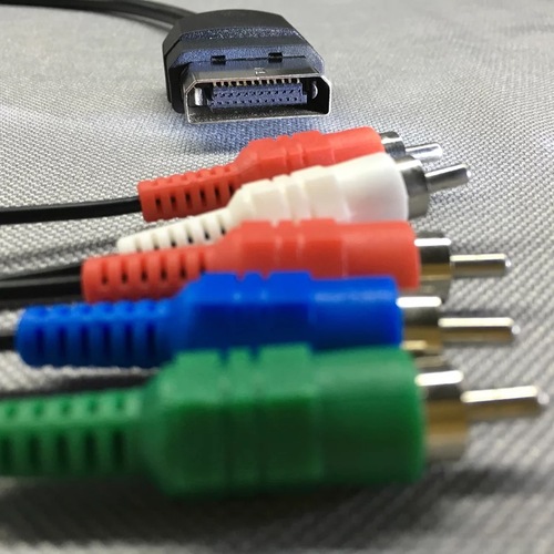 XBOX first generation old model 24P color difference component cable Xbox connected to LCD TV projection video cable