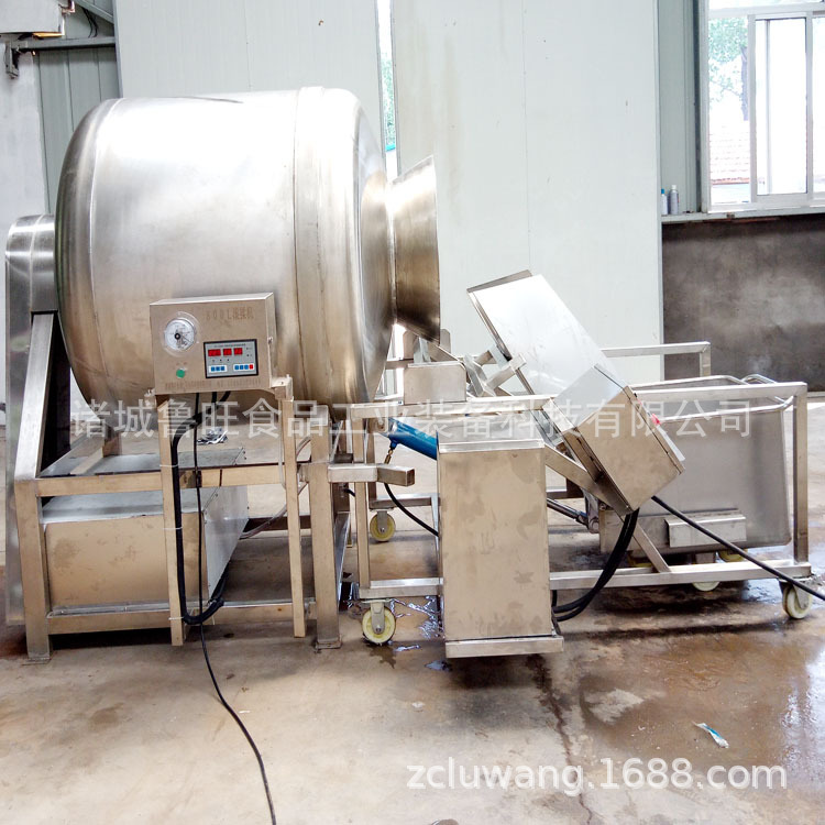 真空滚揉机  鸡翅腌制入味机 自动进料滚揉机