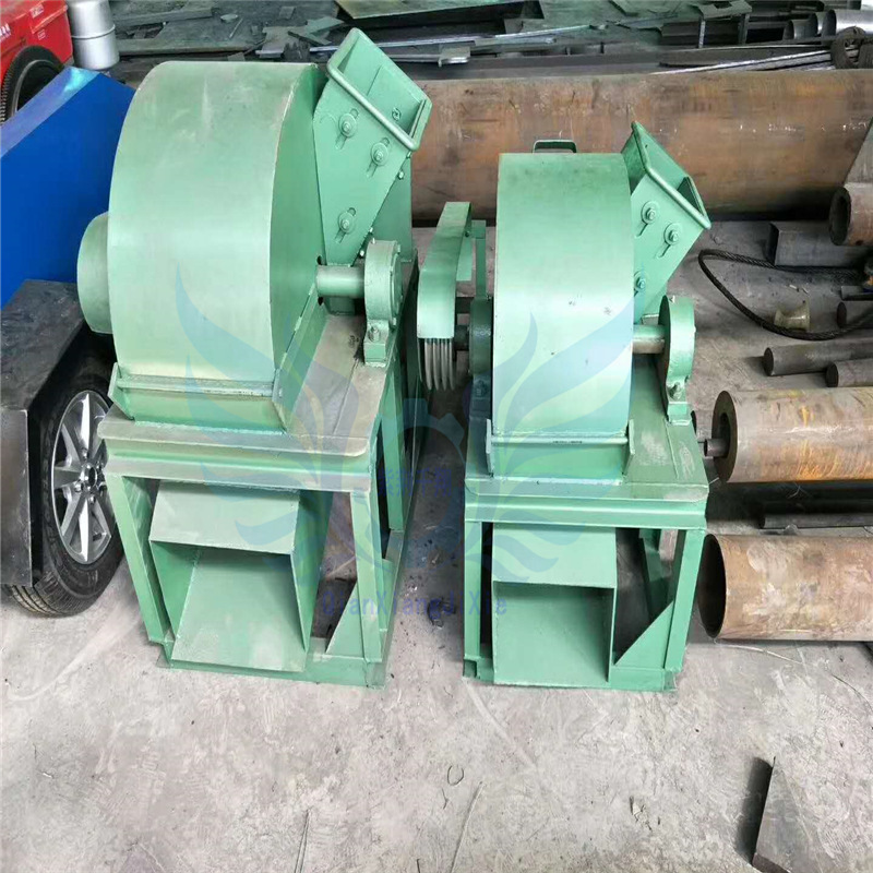 现货420移动带钉子木材树枝粉碎机 双口万能半湿物料食用菌碎根机