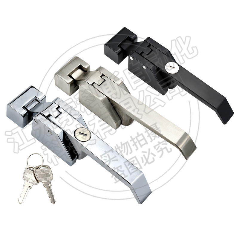MS847把手锁烤箱蒸柜304不锈钢迫紧式压缩量门锁 上偏心杠杆锁
