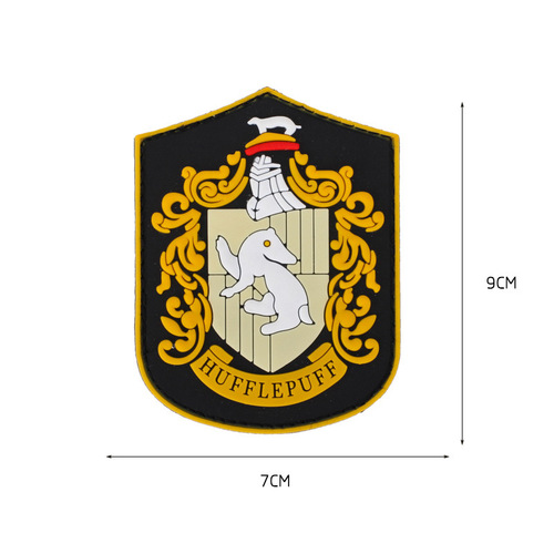 Amazon eBay exposed supply Harry Potter four houses badges PVC arm badge Velcro patch badge