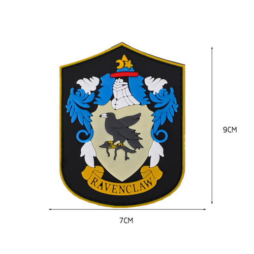 Amazon eBay exposed supply Harry Potter four houses badges PVC arm badge Velcro patch badge