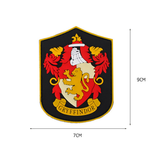 Amazon eBay exposed supply Harry Potter four houses badges PVC arm badge Velcro patch badge