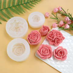Rose mousse cake silicone mold chocolate mold cake decoration baking tools silicone grinding tools