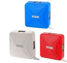 SSK�l��4��USB�Uչ�� С�ɷ־��� ֧��500G�Ƅ�Ӳ�P������ SHU027