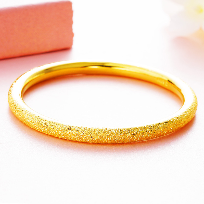 La misma herencia serie artesanía pulsera arena oro sólido matorral antiguo imitación oro pulsera herencia pulsera