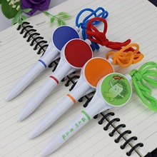 供應DIY熱轉印LOGO廣告促銷筆 促銷掛繩圓珠筆 廣告掛線筆