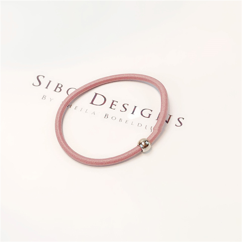 versión japonesa y coreana simple pequeña perla de oro de alta elasticidad banda de goma cuerda de cabeza red red isn adorable atado cuerda de cabello adornos para mujeres