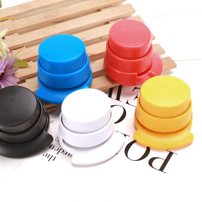 创意无针订书机环保省力无钉订书器个性钉书器办公学习用品批发