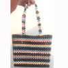 Brand woven diverse brainteaser with beads, bag, handmade, 2021 collection