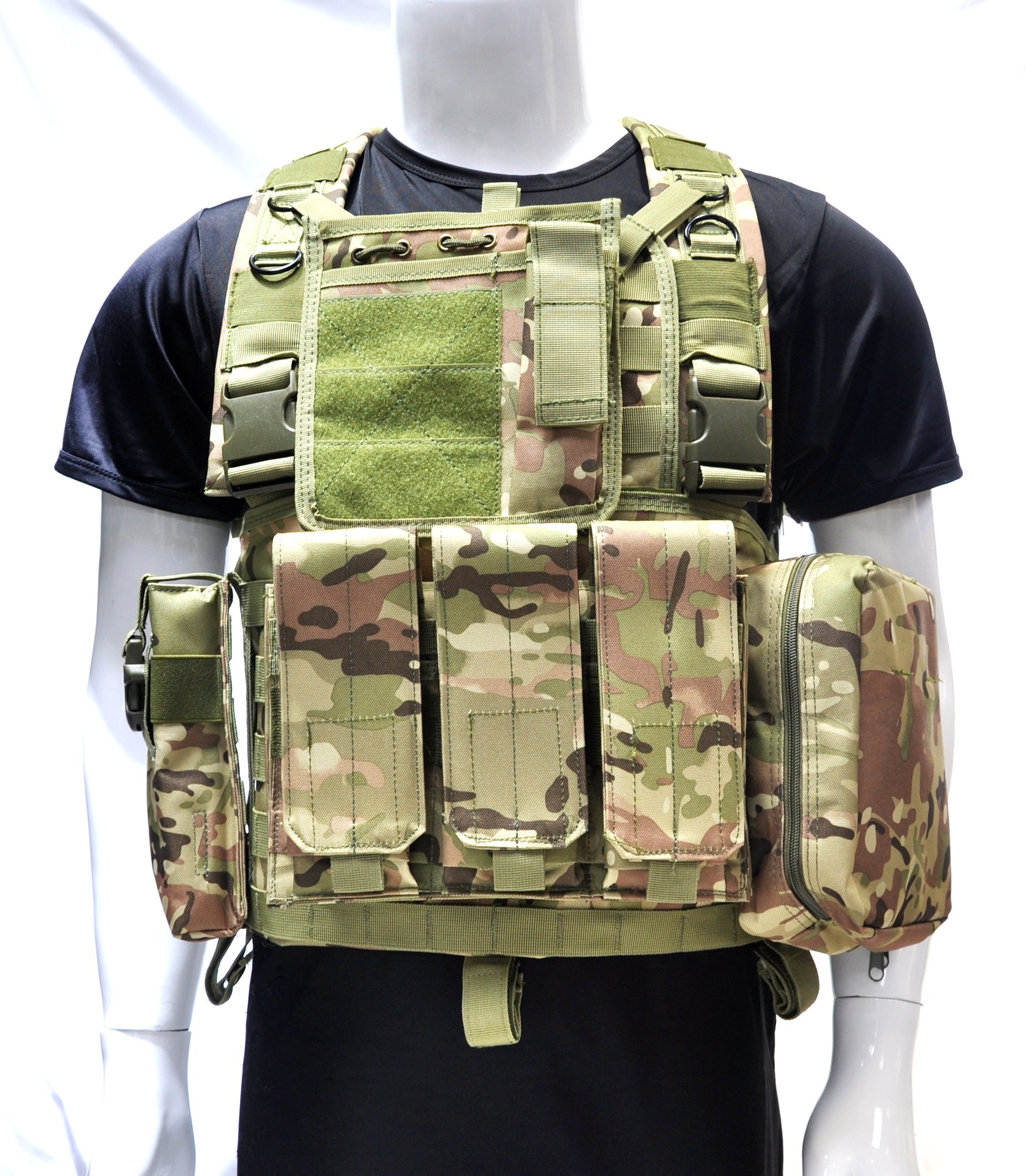 Chaleco táctico pequeño ligero Táctico D3 chaleco MC todo terreno Camuflaje táctico chaleco de pecho al aire libre