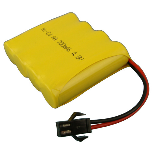 4.8V 700mAH AA No.5 Remote Control Toy Car Body Battery SM Black Plug Nickel Cadmium Rechargeable Battery Pack 