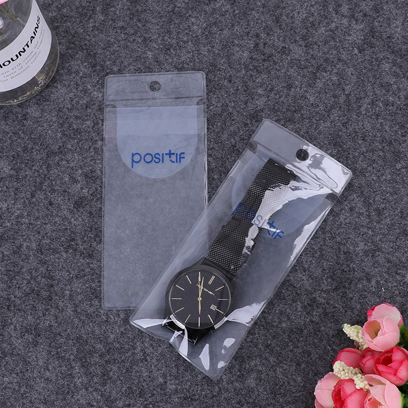 Thickened self-sealing bag flat bottom transparent packaging bag plastic bag antique packaging bag sealed sealed bag wholesale