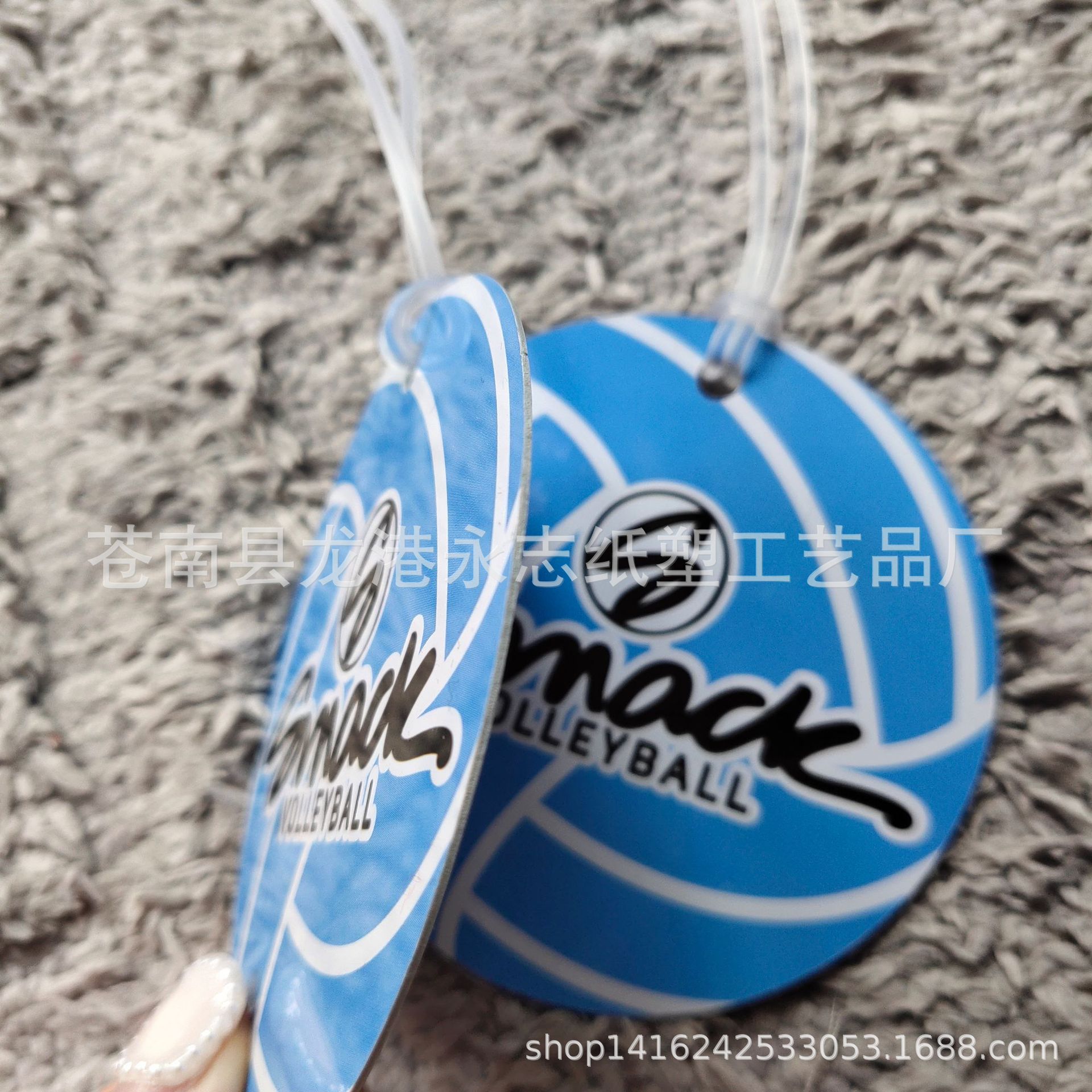 迷你可爱PVC行李牌 塑料行李牌圆形飞机登机牌箱包配件标识旅行牌