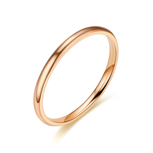 Minimalist Luxury Design Titanium Steel Fine Ring for Women, Korean Style Personality Small Circle Couple's Ring, Cross-border Jewelry Wholesale