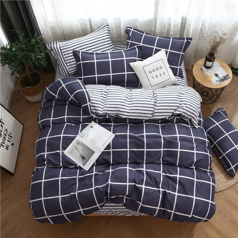 A generation of explosions four-piece cotton student dormitory four-piece long-staple cotton student dormitory three-piece wholesale